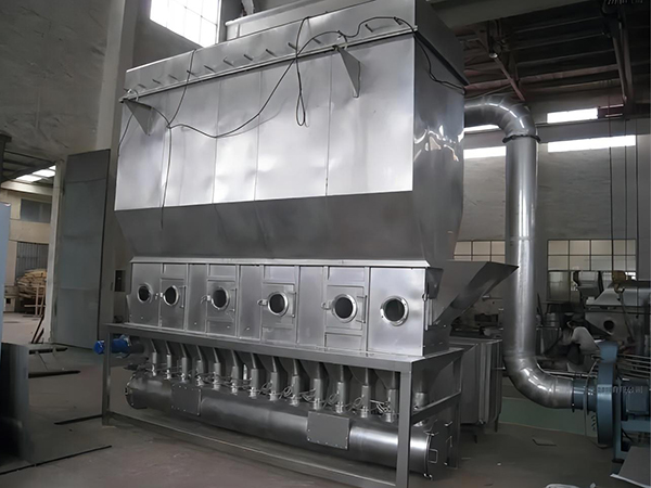 Horizontal boiling dryer