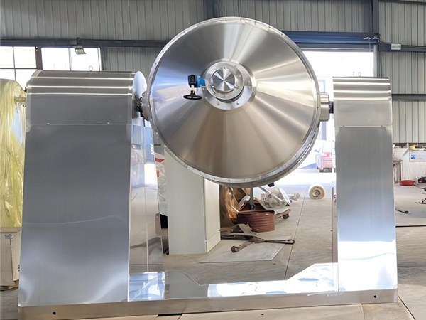 Double cone rotary vacuum drying